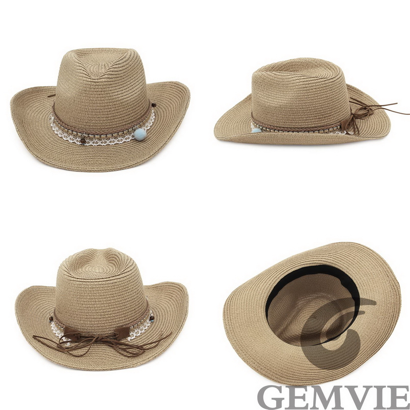 GEMVIE 4 Color Retro Outdoor S - Cowboy Hat Straw recension och pris