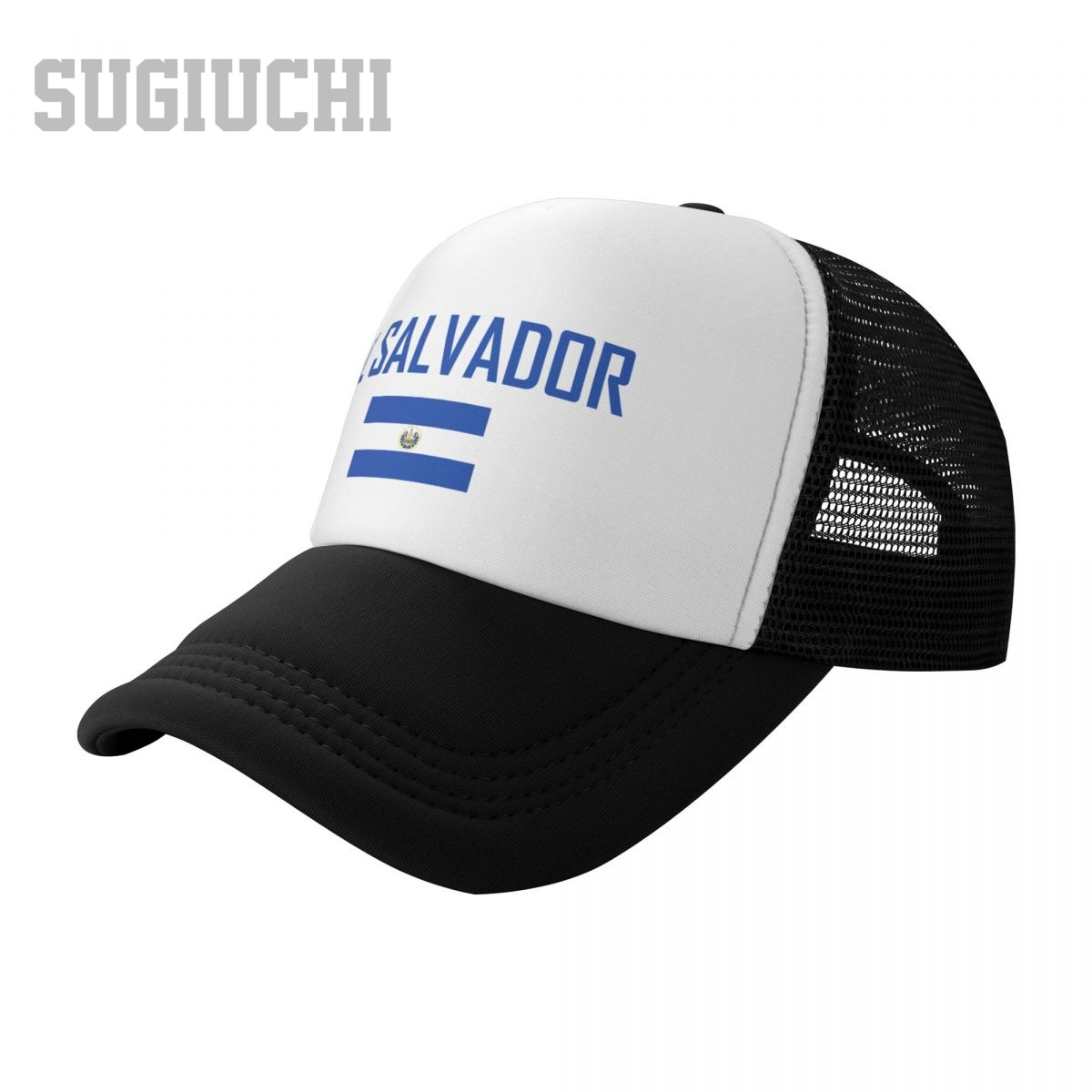 Mesh Cap Hat EL SALVADOR Flag  - Trucker Cap Mesh recension och pris