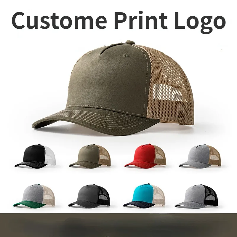 2024 Printed Logo Micro-curved - Trucker Cap Mesh recension och pris