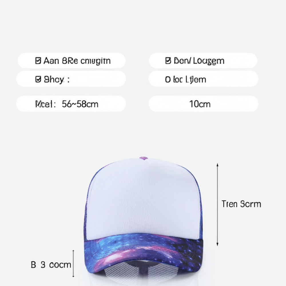 Summer Unisex Breathable Mesh  - Trucker Cap Mesh recension och pris